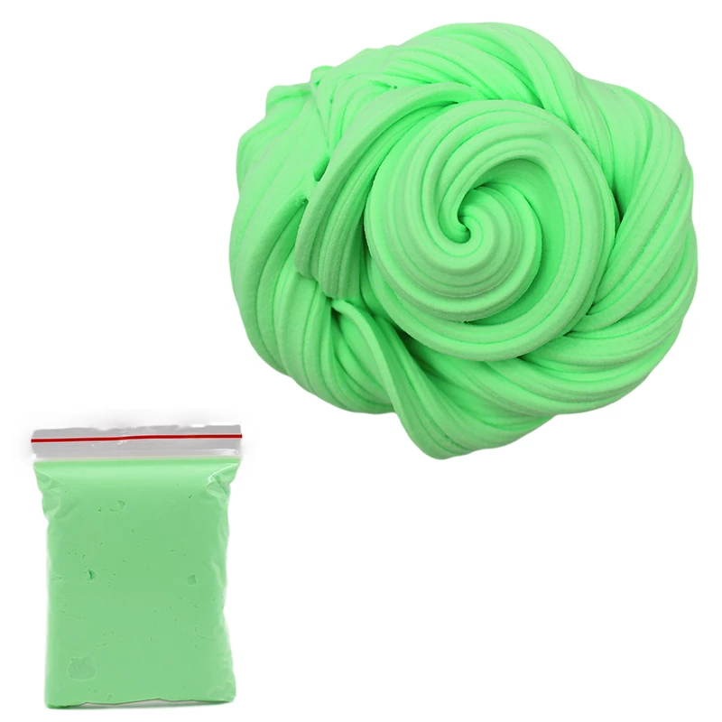 Slime coloré 20g + Sachet de petites perles décoratives
