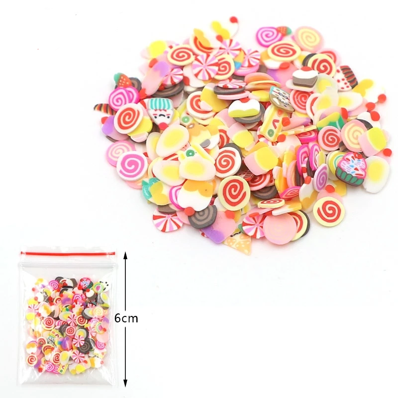 Slime Multi Couleurs 30g + Sachets de décorations