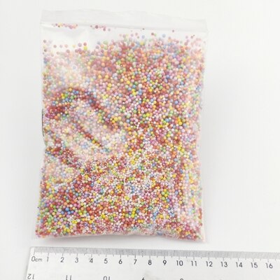 Slime Brillant + Perles De Décoration Mixe De Couleurs