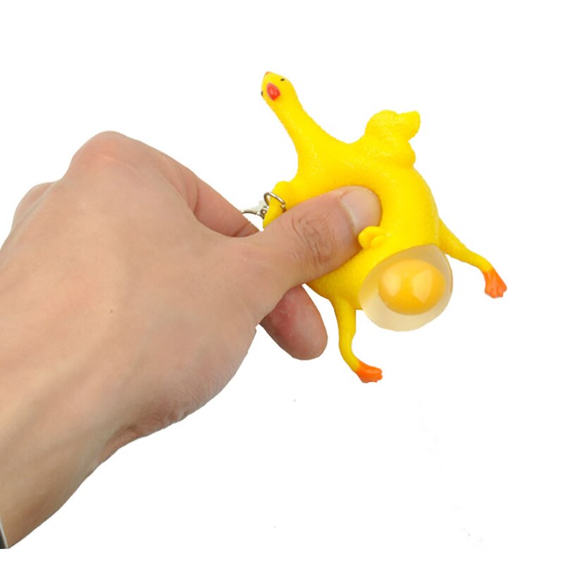 Porte Clé Anti Stress Poulet